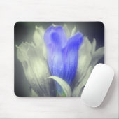 Blauw ventilator zwart-wit muismat (Met muis)