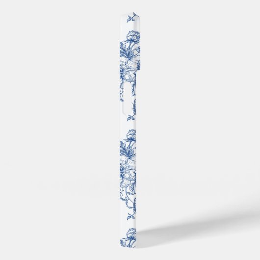 Blauw ventilatorpatroon Case-Mate iPhone case (Achterkant / Rechts)