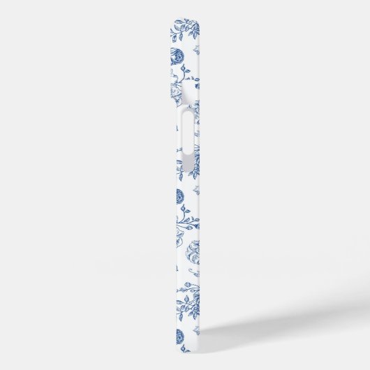 Blauw ventilatorpatroon Case-Mate iPhone case (Achterkant / Links)