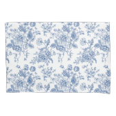 Blauw ventilatorpatroon kussensloop (Voorkant)