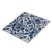 blauw ventilatorpatroon tegeltje (Zijkant)