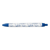 Blauw ventilatorpatroon zwarte inkt pen (Voorkant)