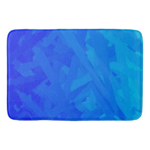 Blauw verloop Abstract Badmat