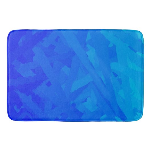 Blauw verloop Abstract Badmat (Voorkant)