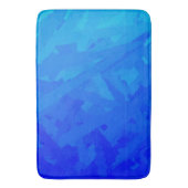 Blauw verloop Abstract Badmat (Voorkant Verticaal)