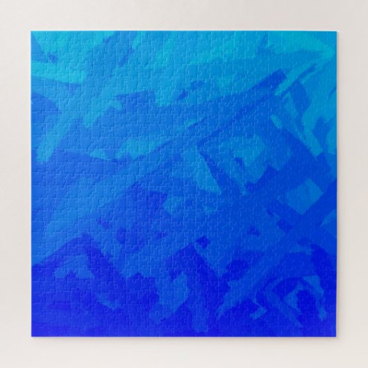 Blauw verloop Abstract Legpuzzel (Verticaal)