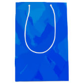 Blauw verloop Abstract Medium Cadeauzakje (Voorkant)