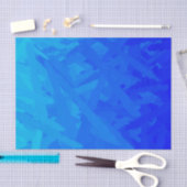Blauw verloop Abstract Tissuepapier (Craft)