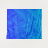Blauw verloop Abstract Wandkleed (Voorkant (horizontaal))