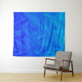 Blauw verloop Abstract Wandkleed (In Situ (horizontaal))