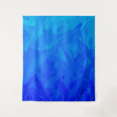 Blauw verloop Abstract Wandkleed (Voorkant)