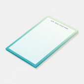 Blauw verloop Transparant Post-it® Notes (Schuin)
