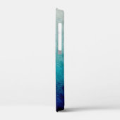 Blauw verloopontwerp Case-Mate iPhone case (Achterkant / Links)