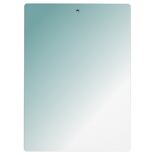 Blauw verloopontwerp klembord (Achterkant)