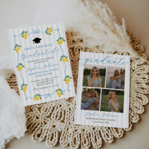 Blauw Verse Lemmetje Citroen Afstudeerfeest