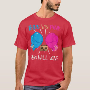 Blauw versus roze boer Geslacht onthullen ideale p T-shirt