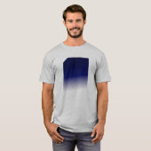 blauw vervagen t-shirt (Voorkant volledig)