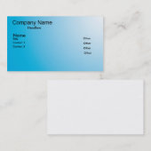 blauw vervagen visitekaartje (Voorkant / Achterkant)