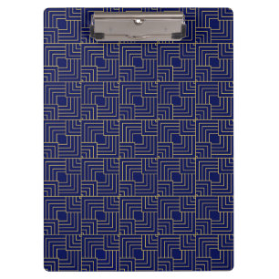 Blauw vierkant klembord
