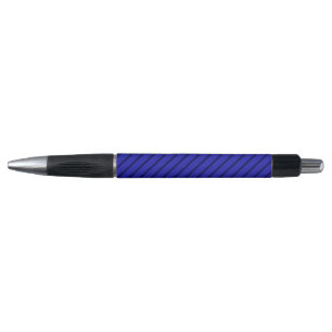 Blauw vijf strepen patroon pen