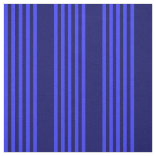 Blauw vijf strepen patroon stof