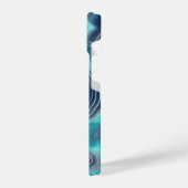 Blauw & Violet Agaat Geode iPhone Hoesje (Linkerkant)