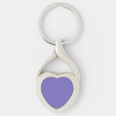 Blauw-violet (Crayola) (effen kleur) Sleutelhanger (Voorkant)