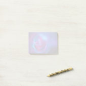 Blauw Violet en roze Cosmic Swirly fractal Post-it® Notes (Op bureau)