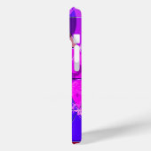 Blauw Violet Kleurrijke grunge textuur Case-Mate iPhone Case (Achterkant / Links)
