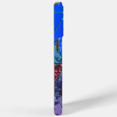 Blauw Violet Kleurrijke grunge textuur Case-Mate iPhone Case (Achterkant / Rechts)