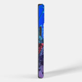 Blauw Violet Kleurrijke grunge textuur Case-Mate iPhone Case (Achterkant / Rechts)