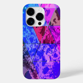 Blauw Violet Kleurrijke grunge textuur Case-Mate iPhone 14 Pro Hoesje