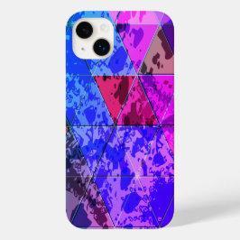 Blauw Violet Kleurrijke grunge textuur Case-Mate iPhone 14 Plus Hoesje