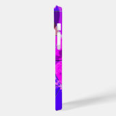 Blauw Violet Kleurrijke grunge textuur Case-Mate iPhone Case (Achterkant / Links)