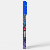 Blauw Violet Kleurrijke grunge textuur Case-Mate iPhone Case (Achterkant / Rechts)