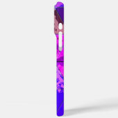 Blauw Violet Kleurrijke grunge textuur Case-Mate iPhone Case (Achterkant / Links)