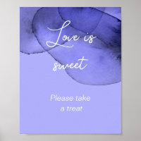 Blauw viooltje lavendel liefde is zoet bruiloft fe