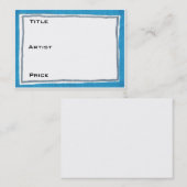 Blauw Visitekaartje (Voorkant / Achterkant)