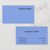 Blauw Visitekaartje (Voorkant / Achterkant)