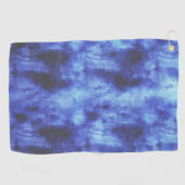 blauw vlak golfhanddoek (Horizontaal)