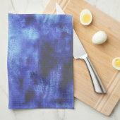 blauw vlak theedoek (Quarter Fold)