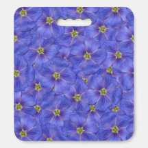 Blauw vlas naadloos patroon