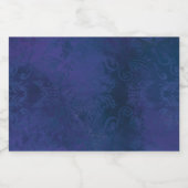 blauw voedselcontainer etiket (Enkel label)
