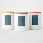 blauw voedselcontainer etiket (Flessen)