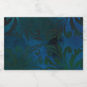 blauw voedselcontainer etiket (Enkel label)