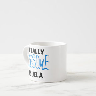 Blauw Volledig Geweldige Abuela Gifts Espresso Kop