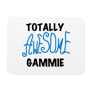 Blauw Volledig Geweldige Gammie Gifts Magneet