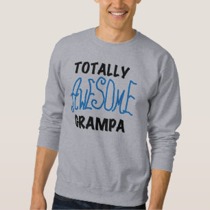 Blauw Volledig Geweldige Grampa T-shirts en gesche