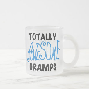 Blauw Volledig Geweldige Gramps T-shirts en gesche Matglas Koffiemok