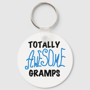 Blauw Volledig Geweldige Gramps T-shirts en gesche Sleutelhanger
